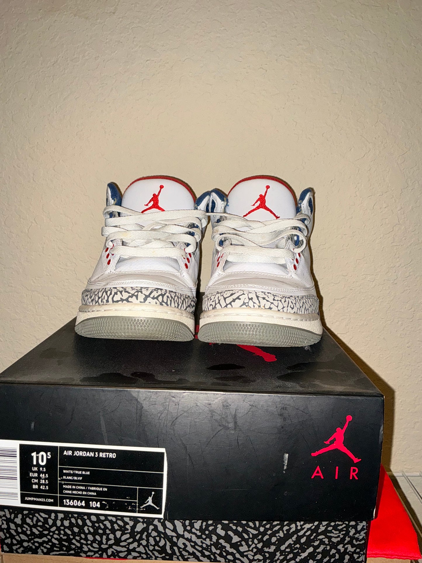 Jordan True Blue Retro 3