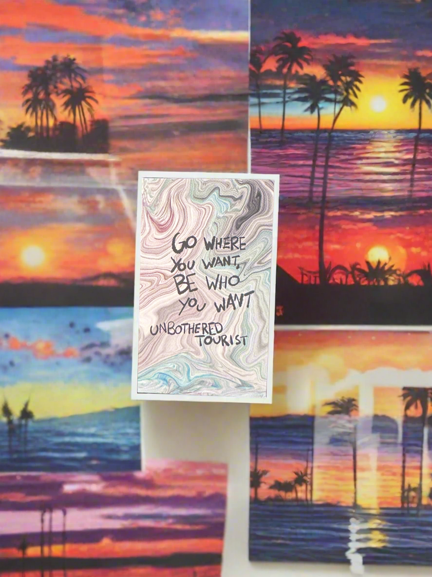 “Go Where You Want, Be Who You Want” Sticker (20 pack)