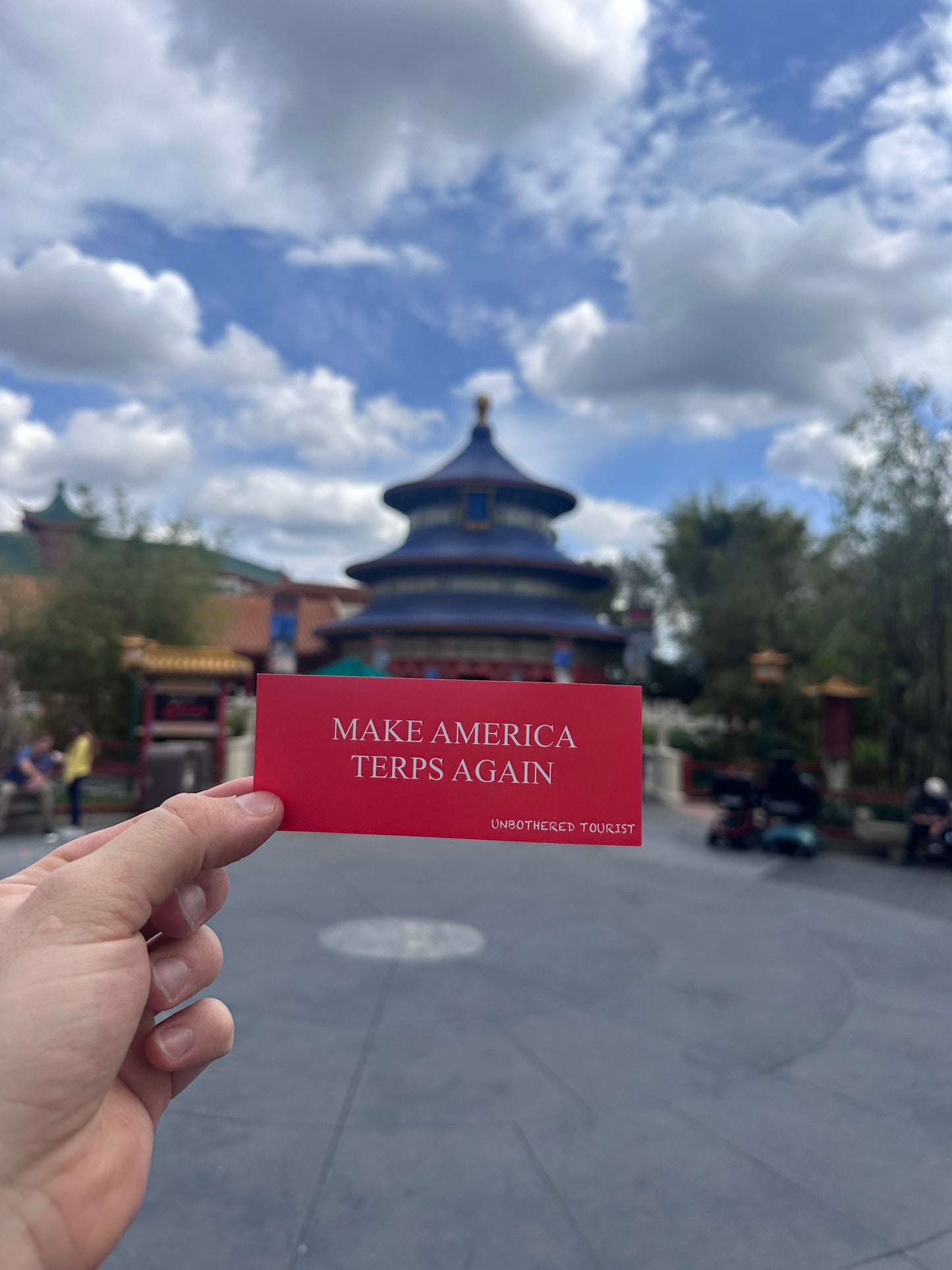 "MAKE AMERICA TERPS AGAIN" sticker (10 pack)