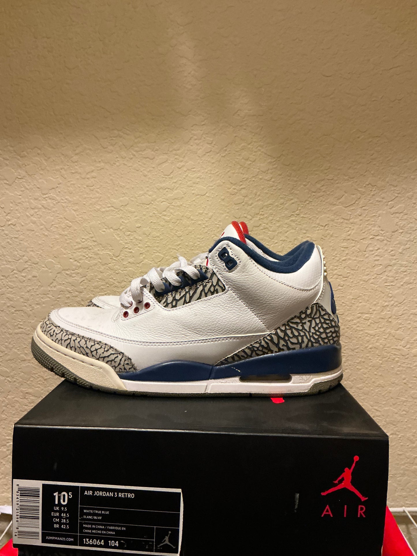 Jordan True Blue Retro 3