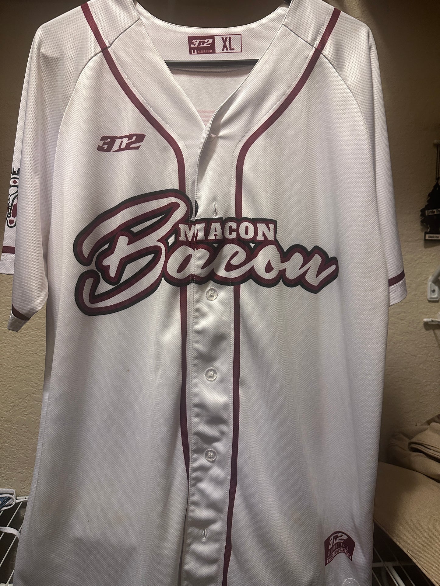 Macon Bacon baseball Jersey