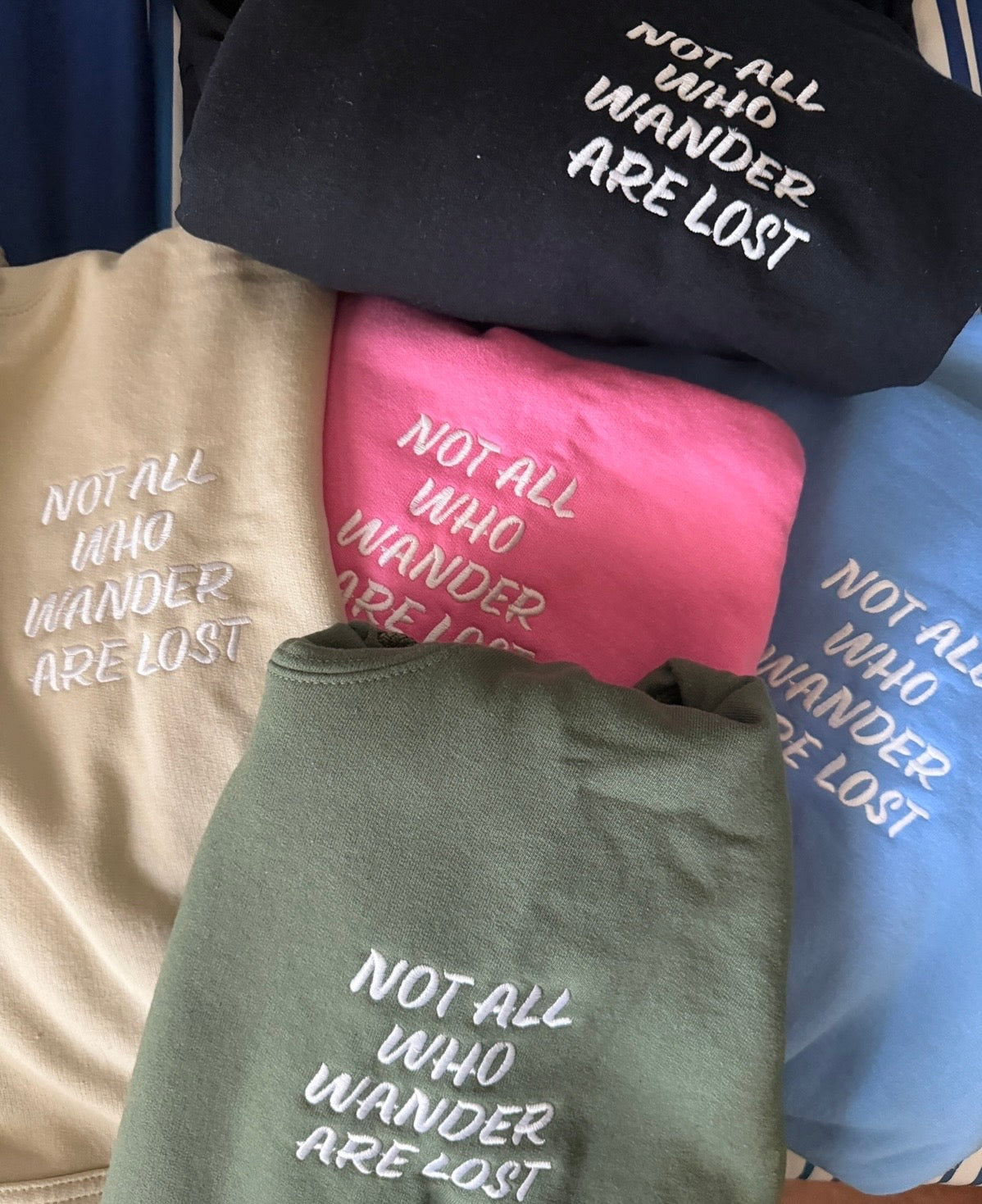 “Not All Who Wander Are Lost” hoodie