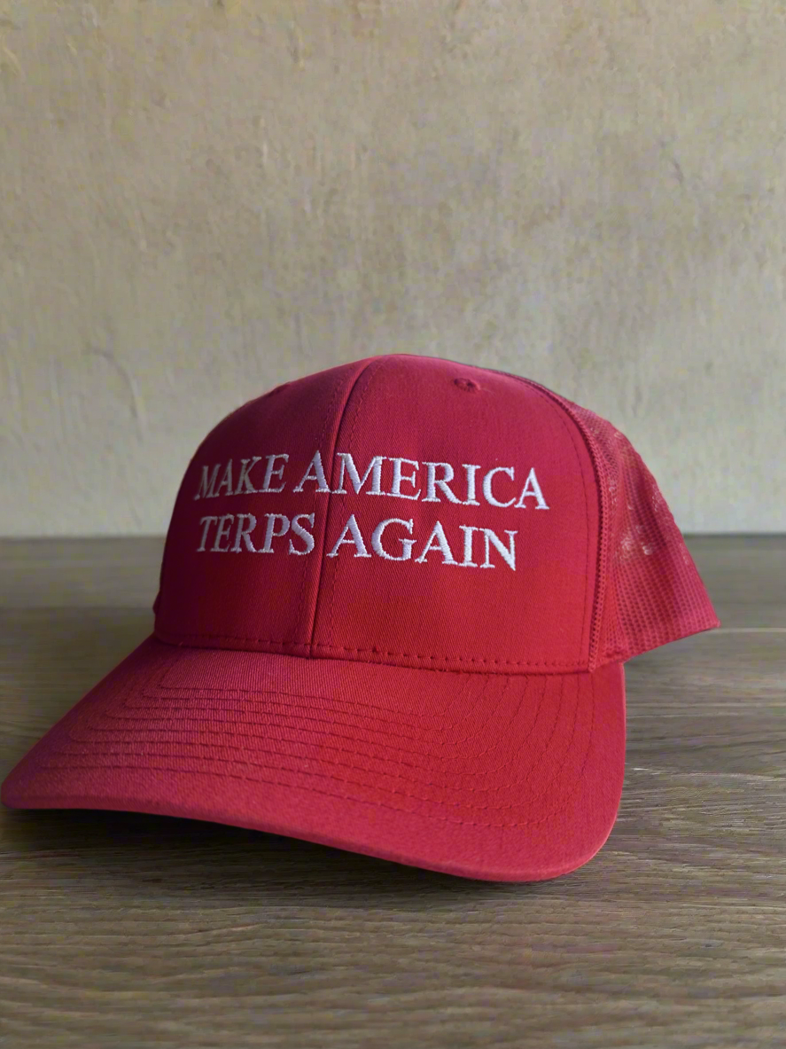 “MAKE AMERICA TERPS AGAIN” hat