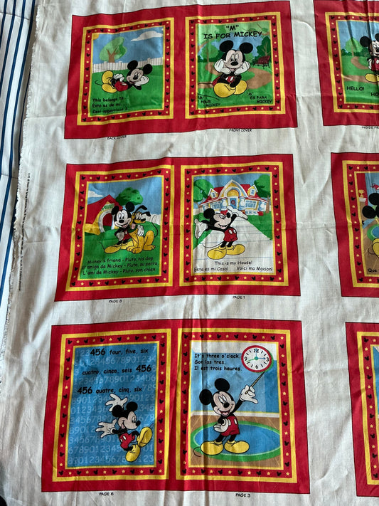 Mickey Trilingual Cloth
